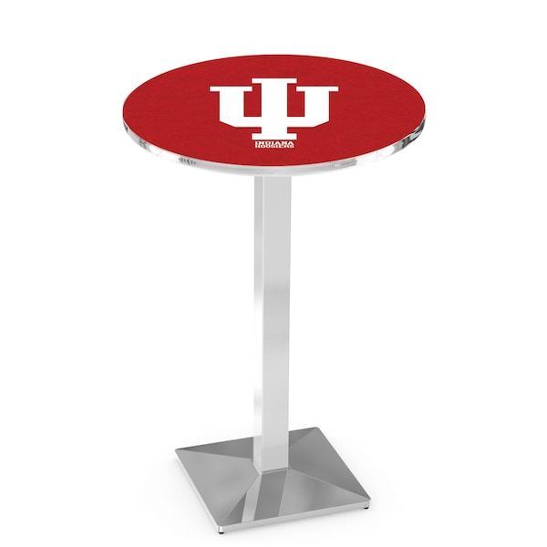 36" Chrome Indiana Pub Table